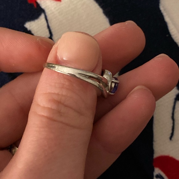 Sterling Silver Genuine Tanzanite Diamond … - Picture 7 of 8